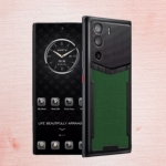 META VERTU DARK GREEN ALLIGATOR LEATHER